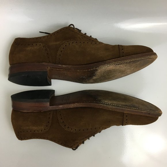 Charles Tyrwhitt Mens Suede Oxford Dress Shoes 10 main image 7